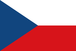 Drapeau de la République tchèque.