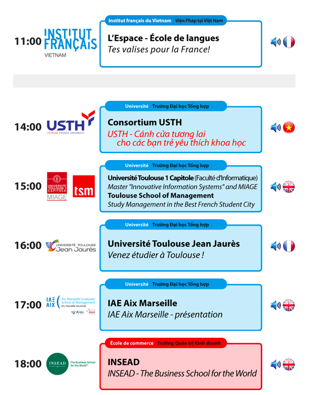 Programme du vendredi 11 décembre 2020 "Choisir la France".
