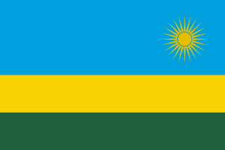 Drapeau du Rwanda.