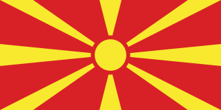 Drapeau de Macédoine du Nord