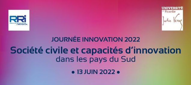 Journée Innovation 2022 - Société civile et capacités d'innovation dans les pays du Sud