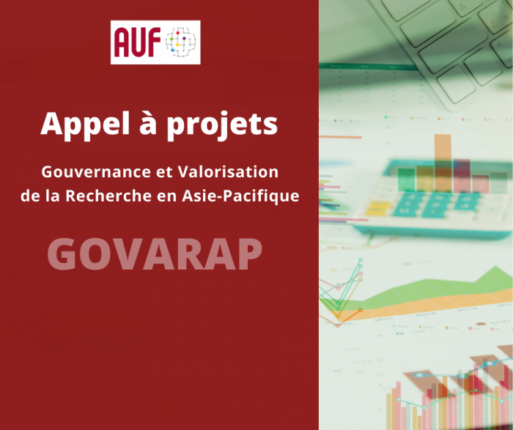Appel à projets : Gouvernance et Valorisation de la Recherche en Asie-Pacifique (GOVARAP)
